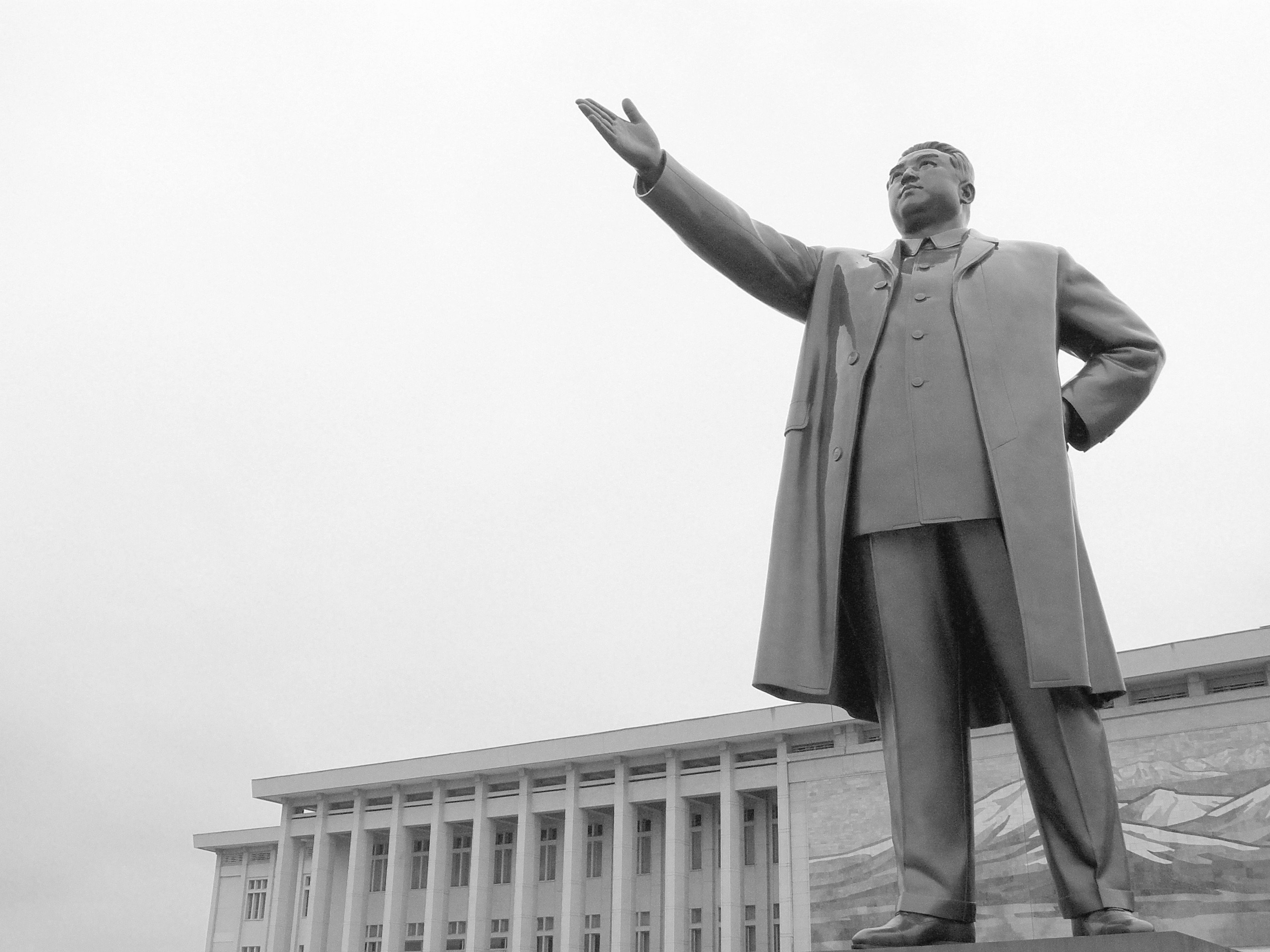 Hd Wallpaper Architecture Dprk Kim Il North Korea Rare Statue