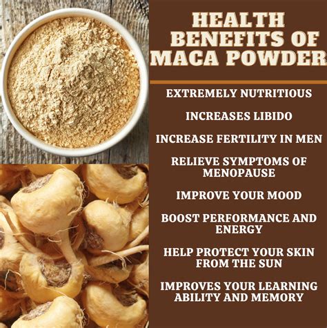 Health Benefits Of Maca Powder Benefits Of Maca Powder Increases