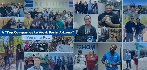 Hom Selected For The 2023 Top Companies To Work For In Arizona List