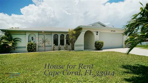 House For Rent Cape Coral Fl 33914 Youtube