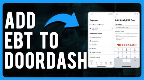 How To Add Ebt To Doordash Use Your Snap Benefits On Doordash Youtube