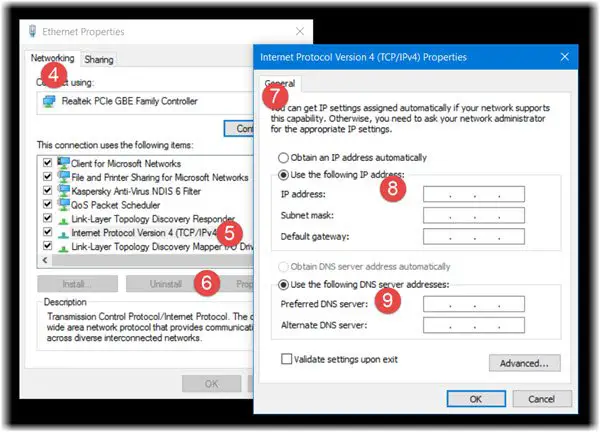 How To Change Ip Address On Windows 10 \ 8 \ 7 | 100% Helpful | Change ...