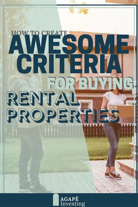 How To Create Awesome Criteria For Buying Rental Properties Rental