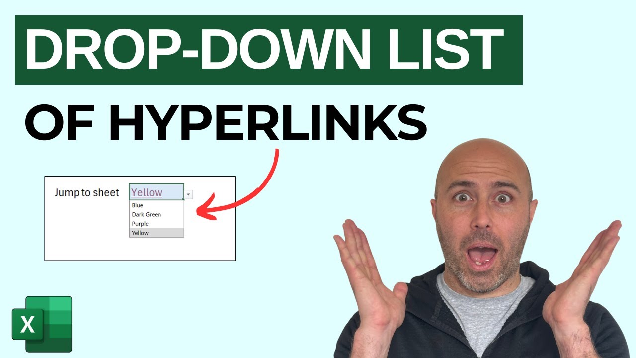 How To Create Drop Down List With Hyperlinks In Excel