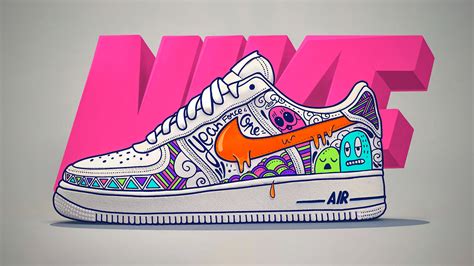 How To Customize A Nike Air Force 1 Sneakers In Procreate App 4