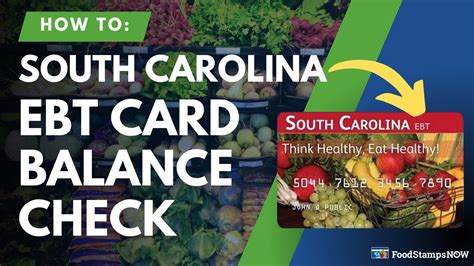 How To Easily Check Your South Carolina Ebt Card Balance