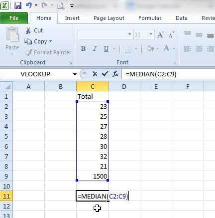 How To Find A Median In Excel 2010 Solve Your Tech