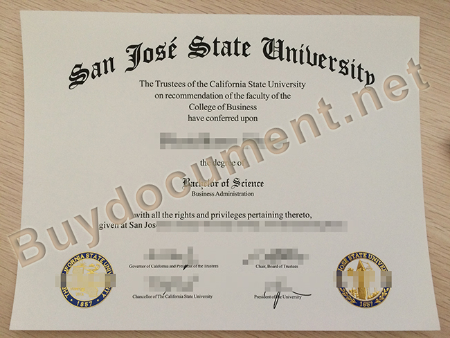 How To Get A Fake San Jose State University Degree Buy Fake Diploma