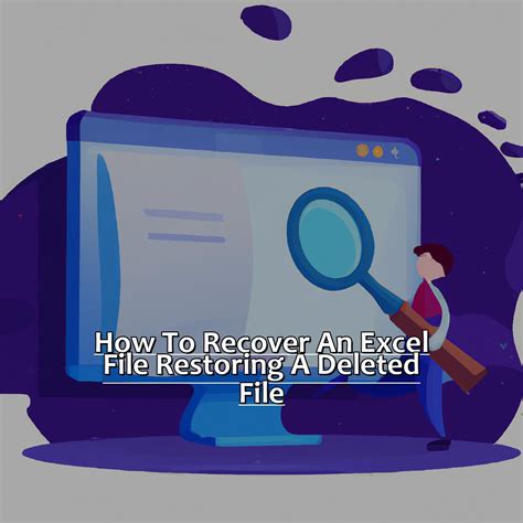 How To Recover An Excel File Manycoders