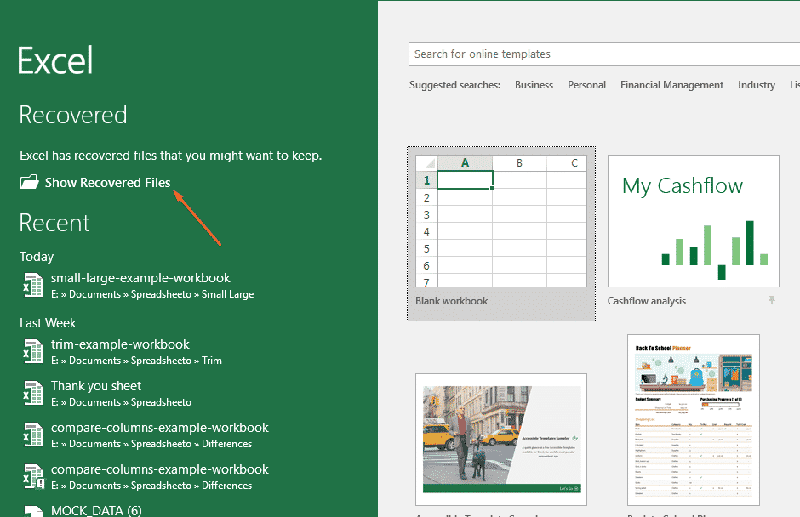 How To Recover Unsaved Or Deleted Lost Excel File