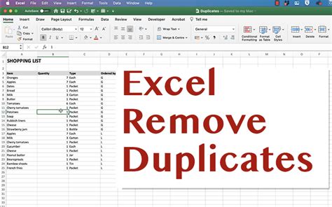 How To Remove Duplicates In An Excel List Gary Schwartz S Blog