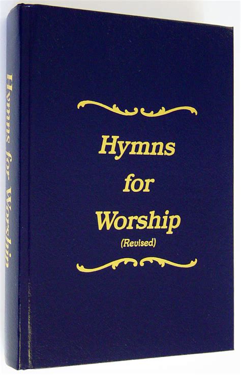 Hymns For Worship Hymnal Hardback Blue One Stone Biblical Resources