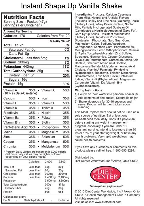 Ideal Protein Vanilla Drink Nutrition Facts Besto Blog