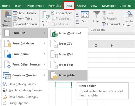 Import Windows Search Results Into Excel