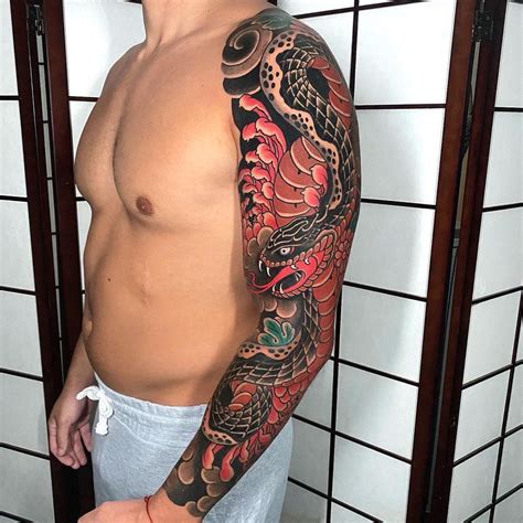 Japanese Serpent Tattoo