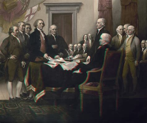 John Trumbull Declaration Of Independence 2D To 3D Conver Flickr