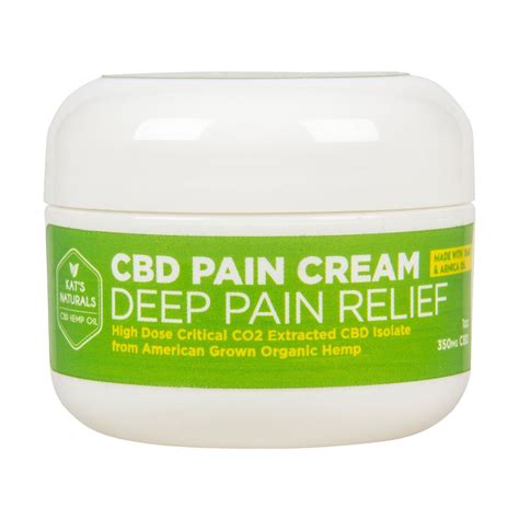 Kat S Naturals Deep Pain Relief Cream Cbd Oil Azure Standard