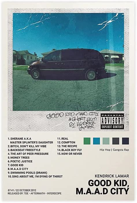 Kendrick Lamar Good Kid Maad City Tracklist