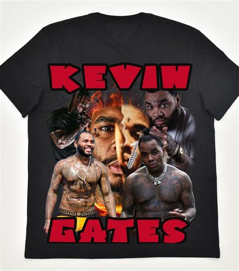 Kevin Gates T Shirt Design Png Digital 4500X5100 Px Retro 90S