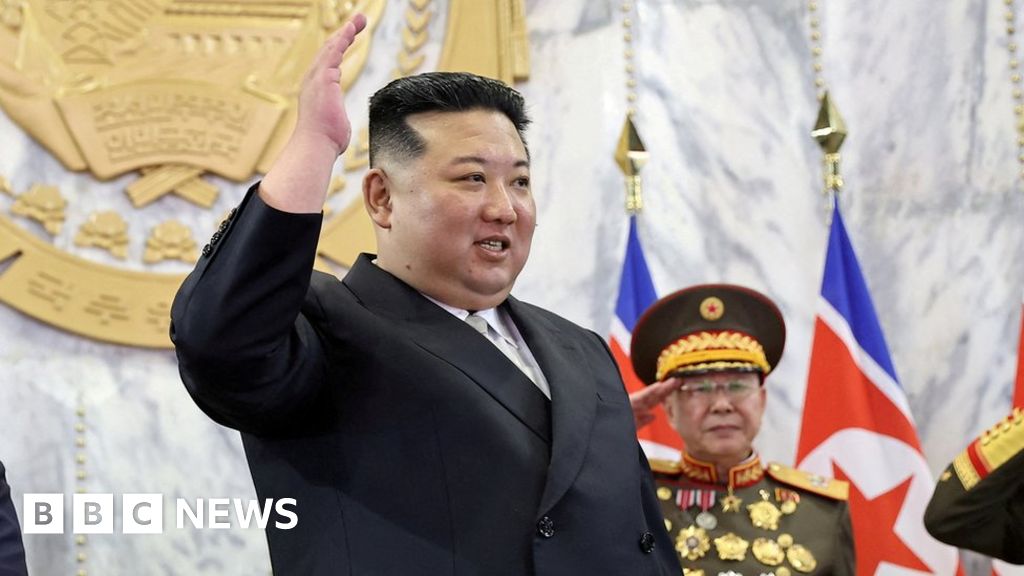 Kim Jong Un Marks North Korea S Anniversary With Parade Bbc News