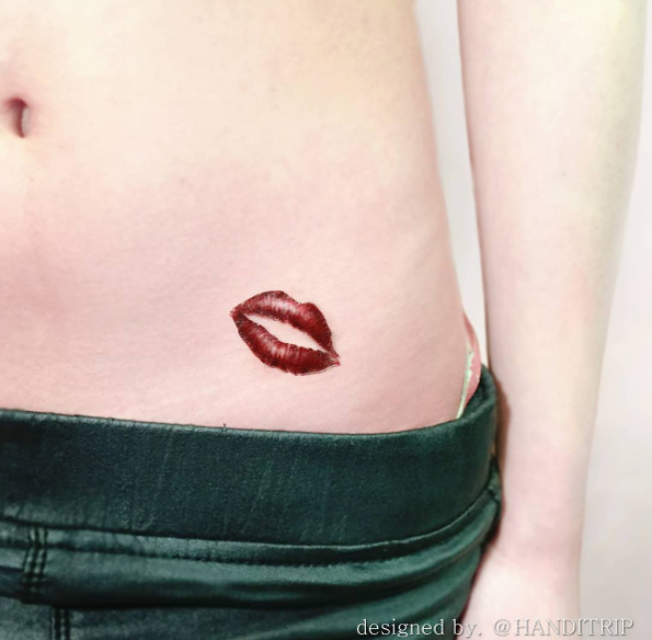 Kiss Tattoo Tattoos Kiss Tattoos Watercolor Tattoo