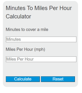 Knots To Miles Per Hour Calculator