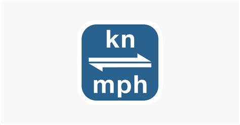 Knots To Miles Per Hour Kn To Mph On The App Store