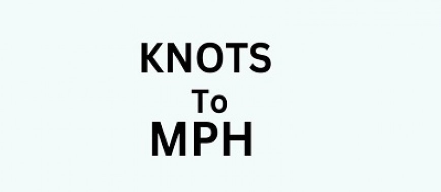 Knots To Mph Formula And Converter Knotstomph Net