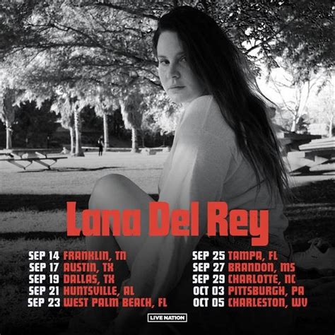 Lana Del Rey 2025 Tour Setlist Samiya Rae