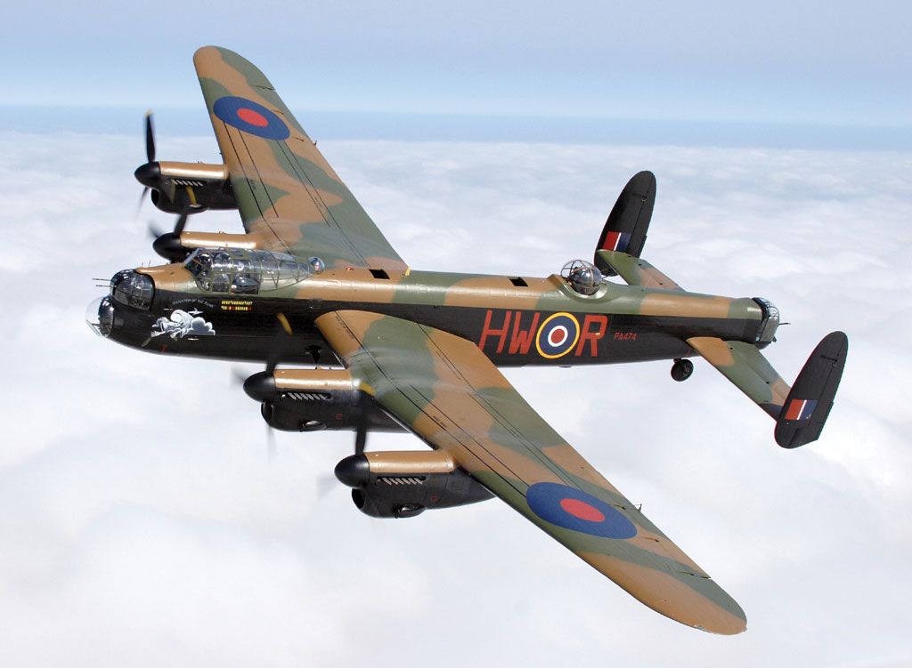 Lancaster Wwii Bomber Avro Aircraft Raf Bomber Britannica