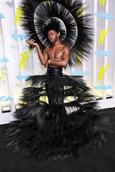 Lil Nas X Wears Harris Reed On The 2022 Mtv Vmas Red Carpet