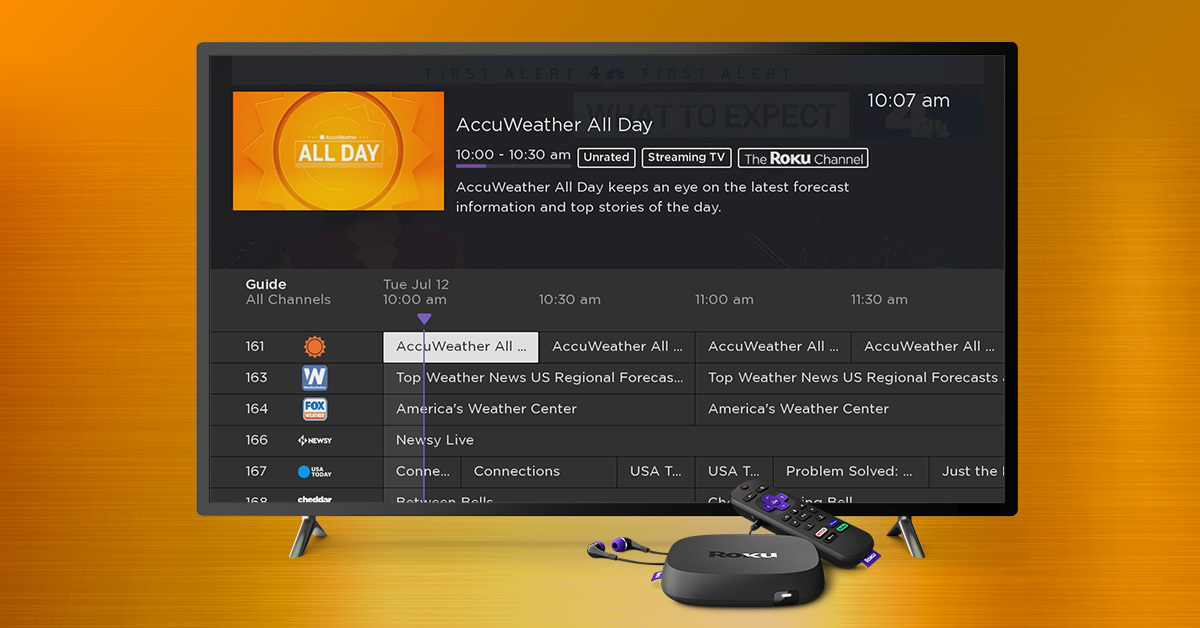 Live Tv Channel Guide On The Roku Channel