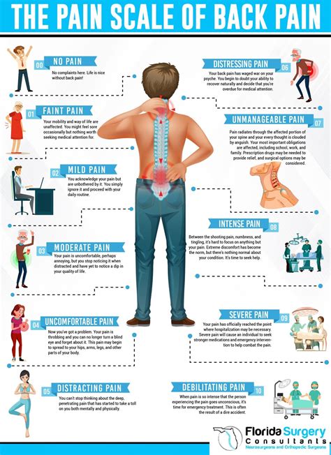 Lower Back Pain Symptom Chart