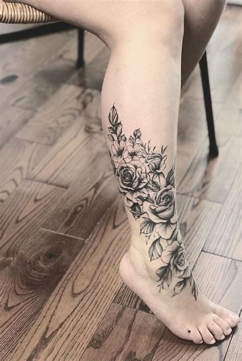 Lower Leg Tattoos For Women