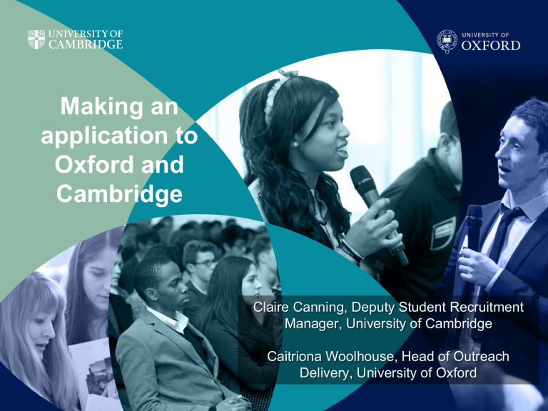 Making Application Oxford And Cambridge