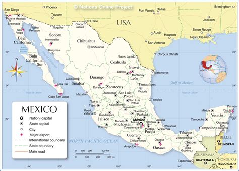 Map Of Mexico And The United States Chlo Melesa