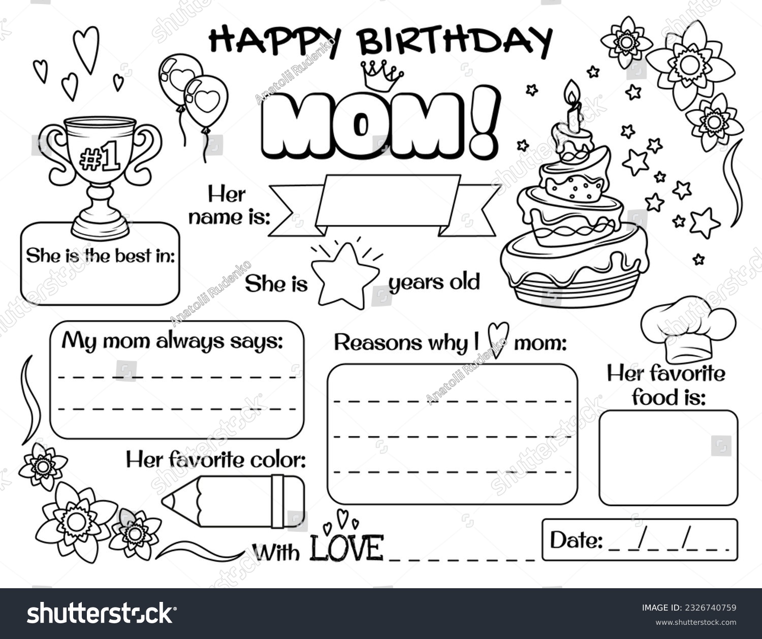 Mom Printable Birthday Cards