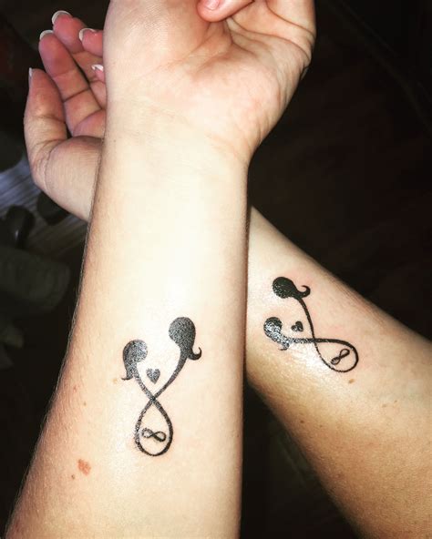 Mother Daughter Tattoos Small