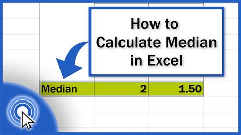 Ms Excel Tips How To Calculate Median In Excel Youtube