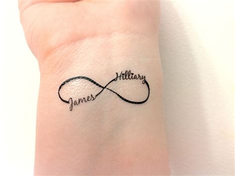 Name Infinity Tattoo