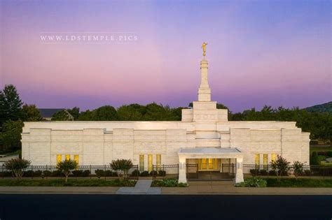 Nashville Temple Sunset Afterglow The Afterglow Colors Of The Sunset