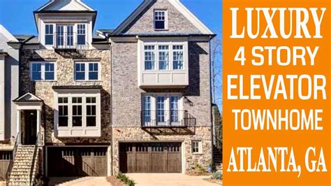 New Construction Luxury Townhome Living In Atlanta Ga Youtube