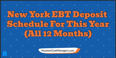 New York Ebt Deposit Schedule 2024 Darcee Rozelle