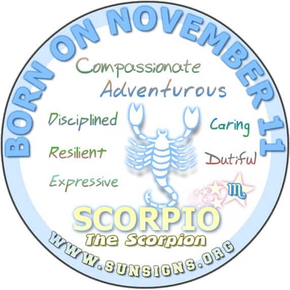 Nov 11 Zodiac Sign Scorpio November 11 Birthday Horoscope