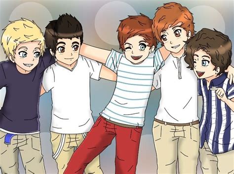 One Direction Anime Version One Direction Fan Art One Direction