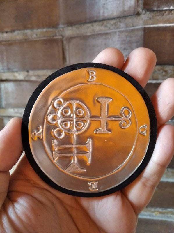 Orobas Sigil Metal Seal Spirit Goetia Size Aprox 7 6 Cm Etsy