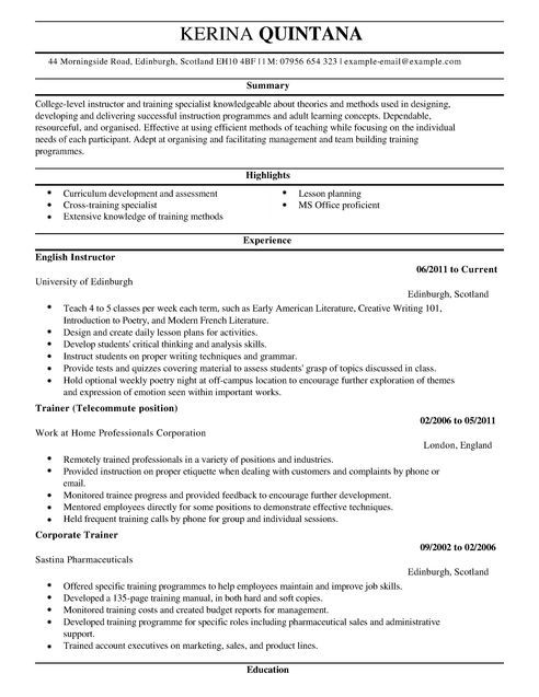 Oxford Cv Template Guide With Examples Myperfectcv