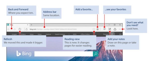 Parts Of Microsoft Edge