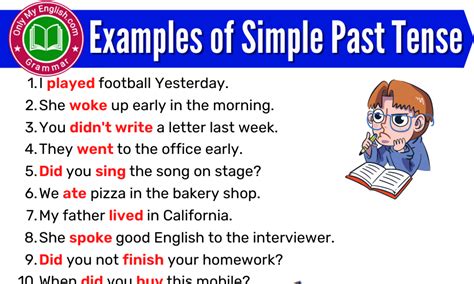 Past Simple Tense Definition Examples Rules Onlymyenglish 54D