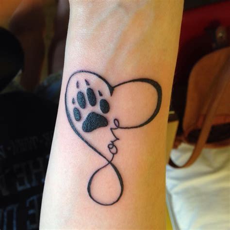 Paw Print Tattoos Designs Ideas And Meaning Tattoos For You